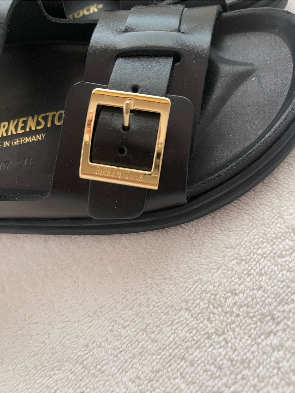 NWT BIRKENSTOCK St. Barths Natural Leather Sandals - Picture 5 of 12